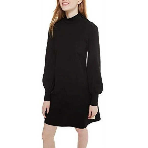 [US:M] Kate Spade Black Mockneck Ponte Dress - Picture 1 of 13